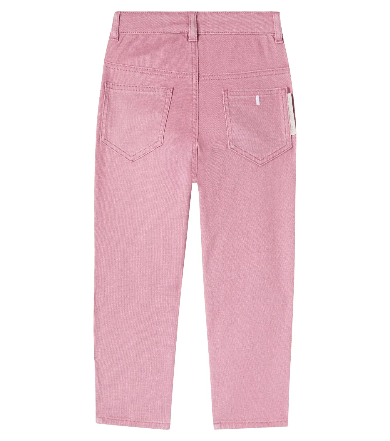 Джинсы с широкими штанинами Stella Mccartney Kids, розовый — фото 4