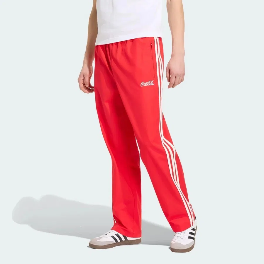 Спортивные брюки с шнурком, модель Classic Sport Firebird, adidas, Красный