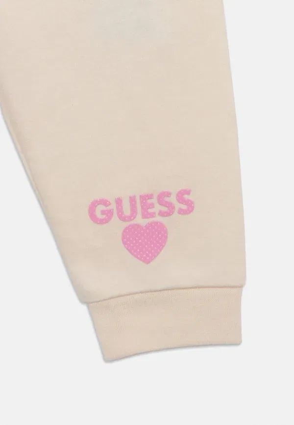 Комплект детских трусиков - боди Guess, белый/кремовый — фото 4
