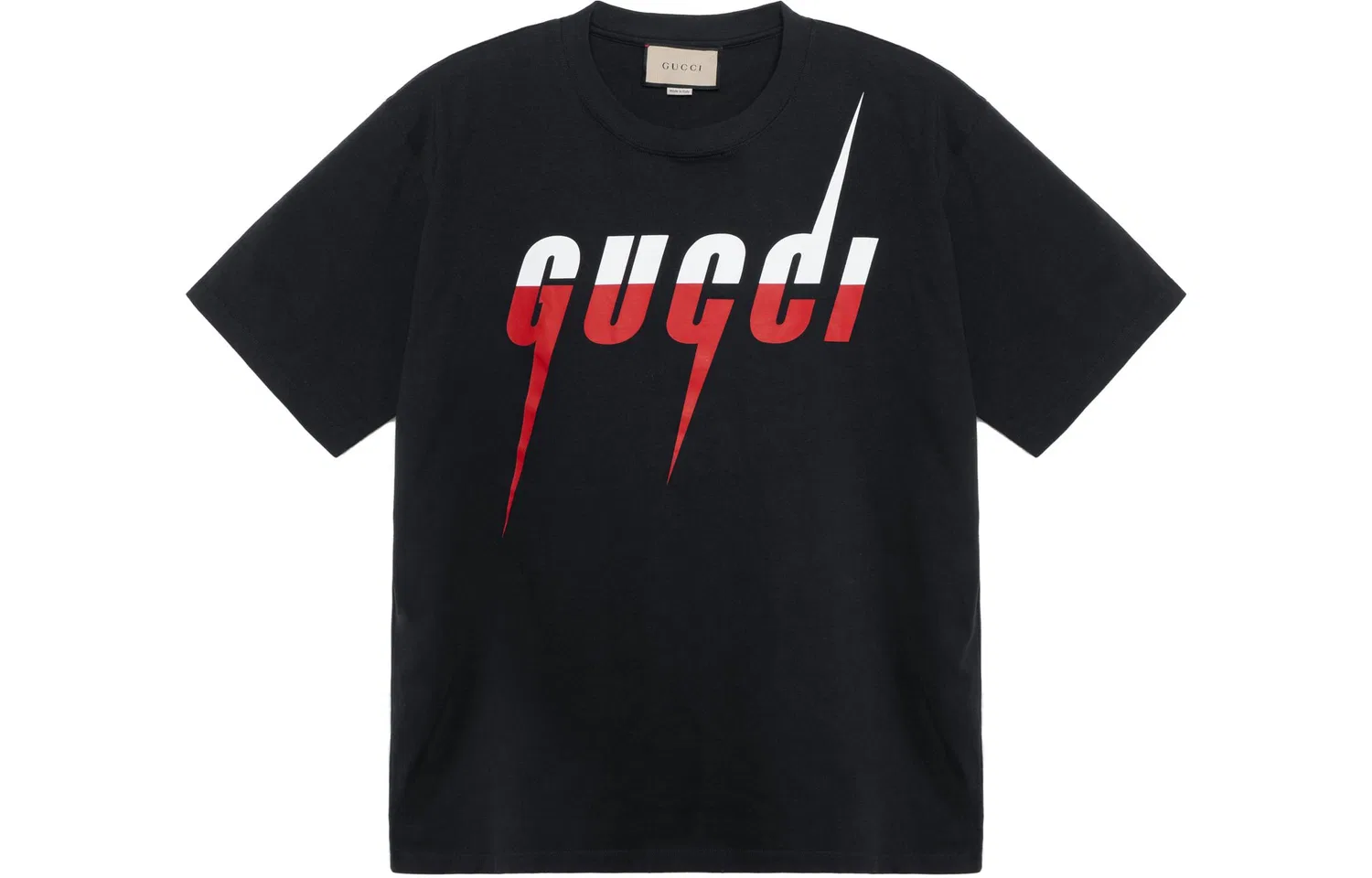 Мужская футболка с принтом GUCCI, Black