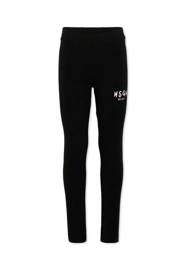 Леггинсы с принтом Leggings Msgm, черный