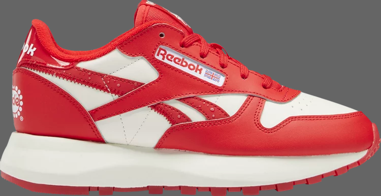 Кроссовки popsicle x wmns classic leather sp 'instinct red' Reebok, красный - фото