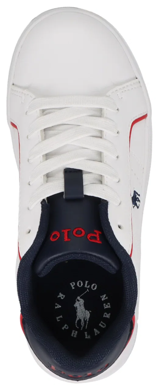 Кроссовки для девочек Heritage Court III Polo, цвет White/Navy/Navy — фото 4