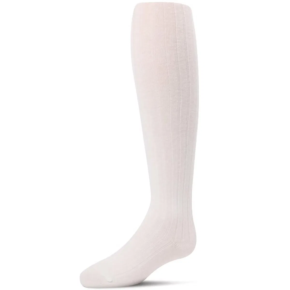 Колготки хлопковые с рубчиком MeMoi, White