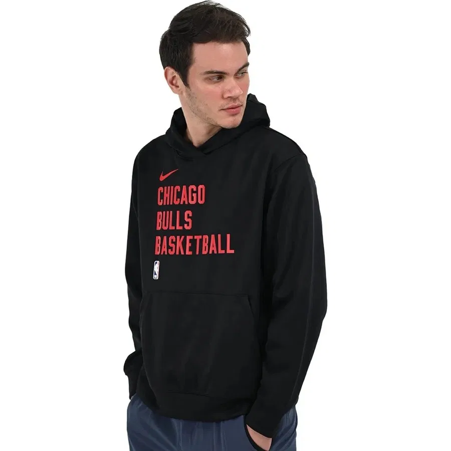 Футболка с длинным рукавом Chicago Bulls Nba Nike, Черный — фото 3