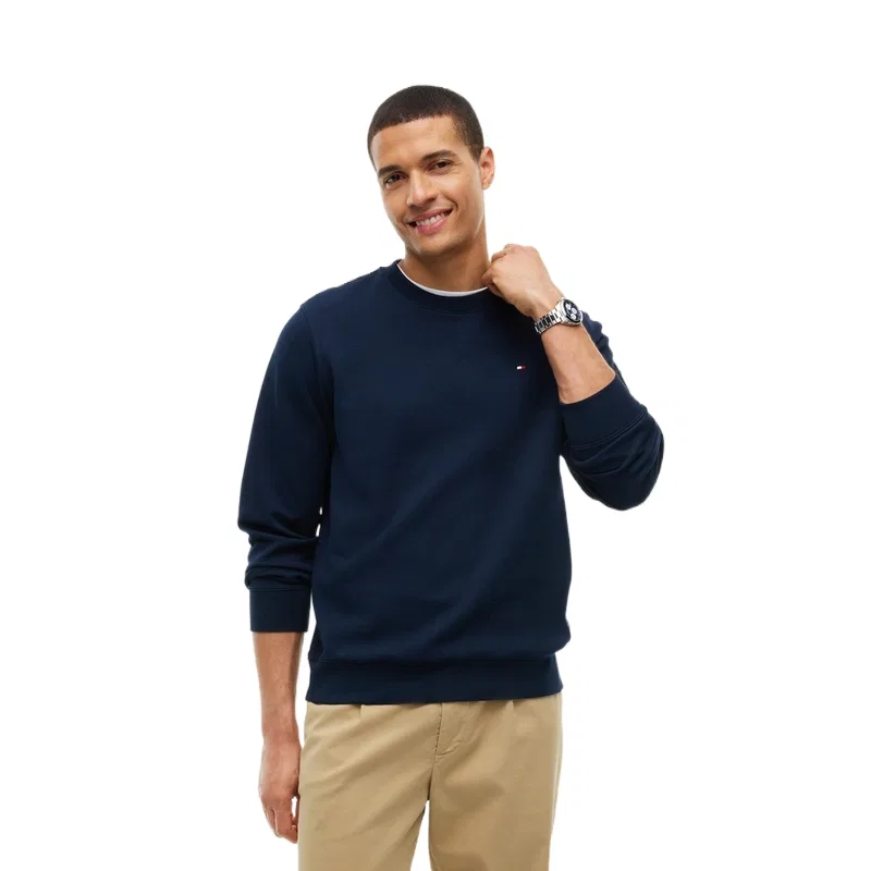 Мужской свитшот с круглым вырезом Tommy Hilfiger, Navy Blue DW5