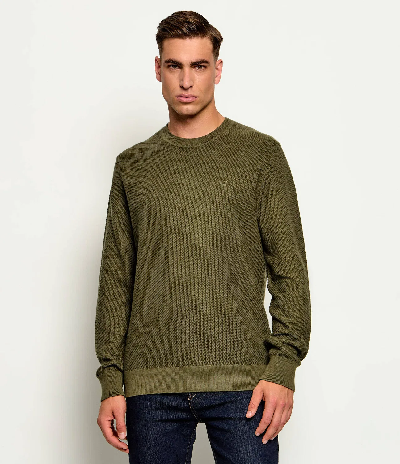 Свитер Calvin Klein, Verde Oliva