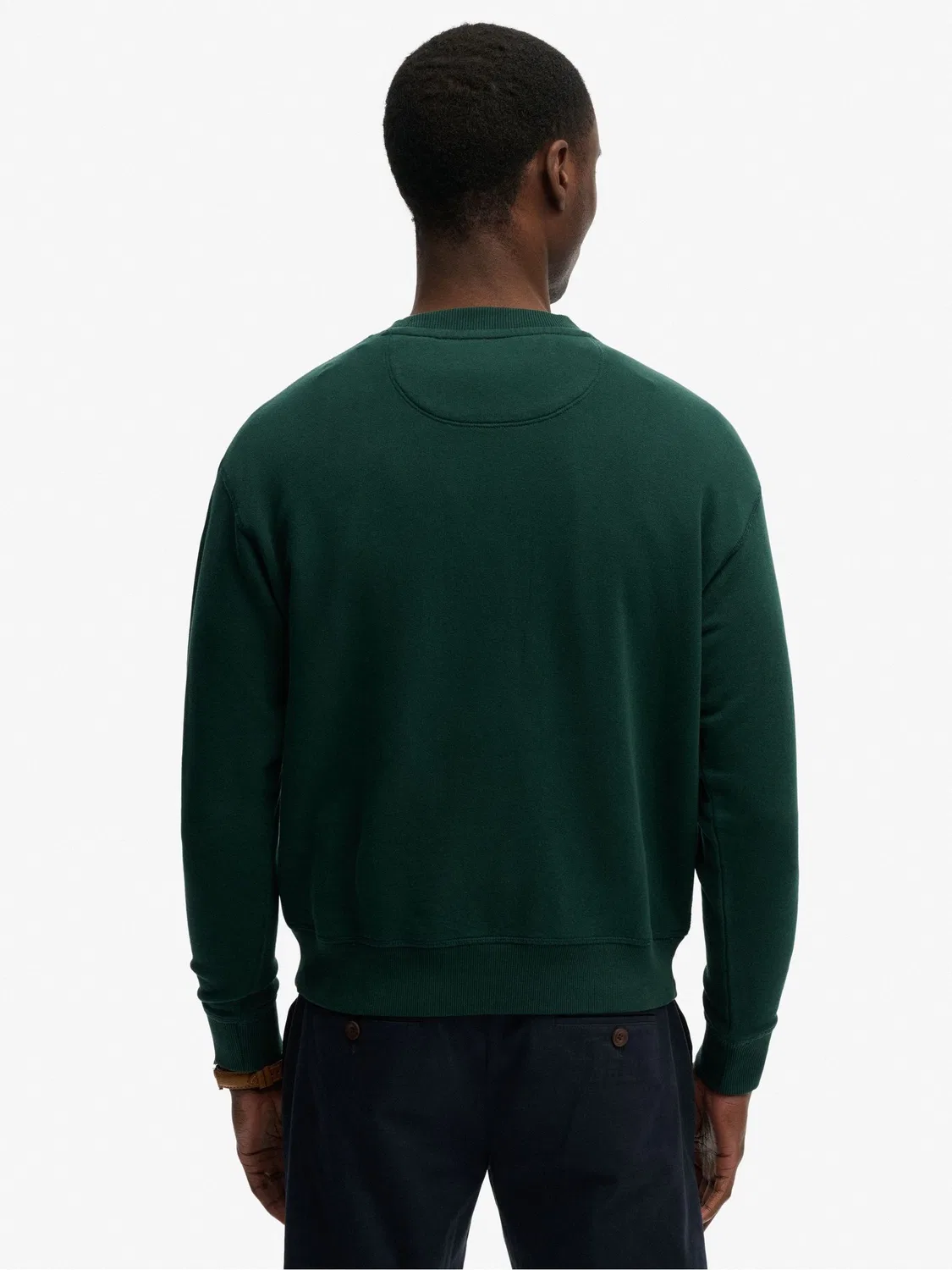 Джемпер Essential Heritage Crew Neck Superdry, зеленый — фото 3