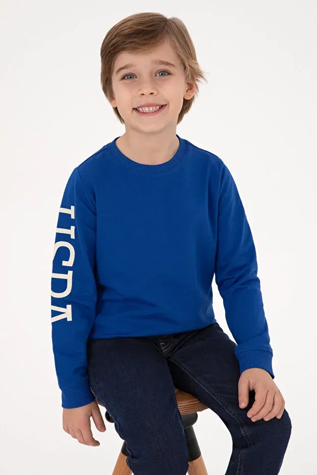 Детские свитшот для мальчиков с длинным рукавом U.S. Polo Assn., Blue