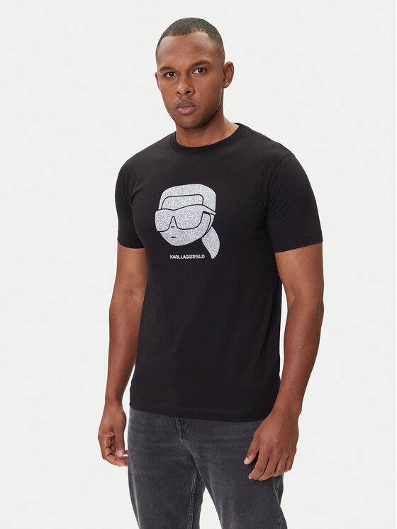 

Футболка regular fit 755066 554242 Karl Lagerfeld, чёрный