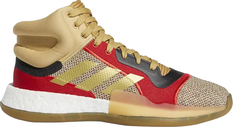 

Кроссовки Adidas Marquee Boost 'Red Gold', красный