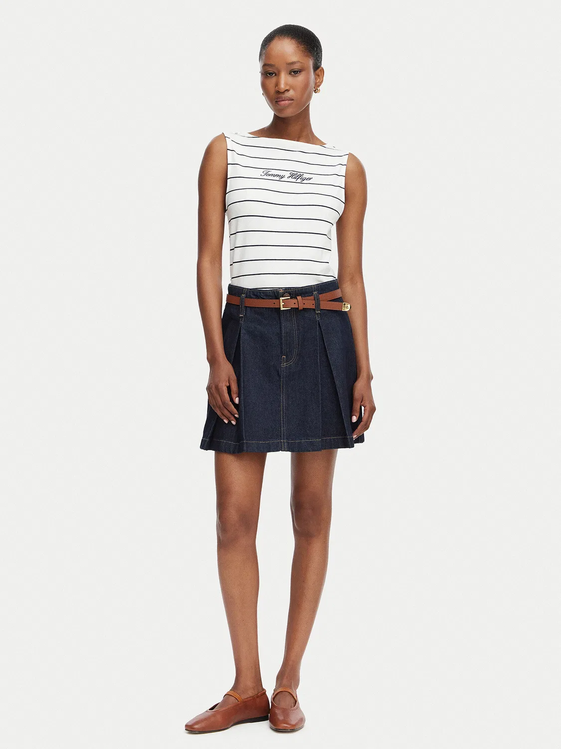 Женский топ стандартного кроя Classic Tommy Hilfiger, белый — фото 2