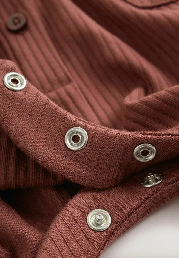 Комбинезон хлопковый Regular fit Next, Brown Seminal Printed, коричневый — фото 4