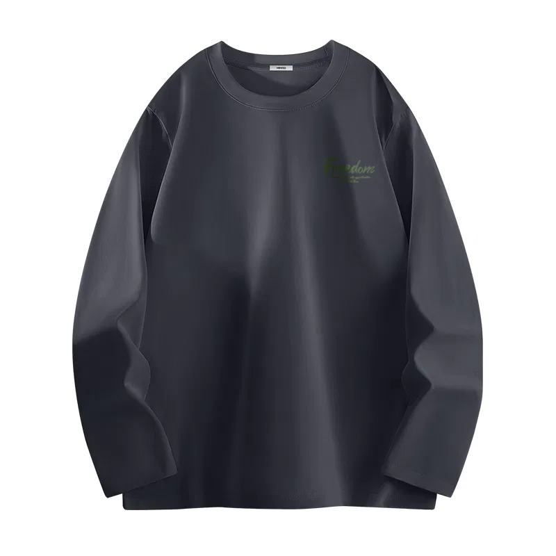 Детская футболка с принтом Green Horse Youth Chest Logo MINISO, Dark Gray