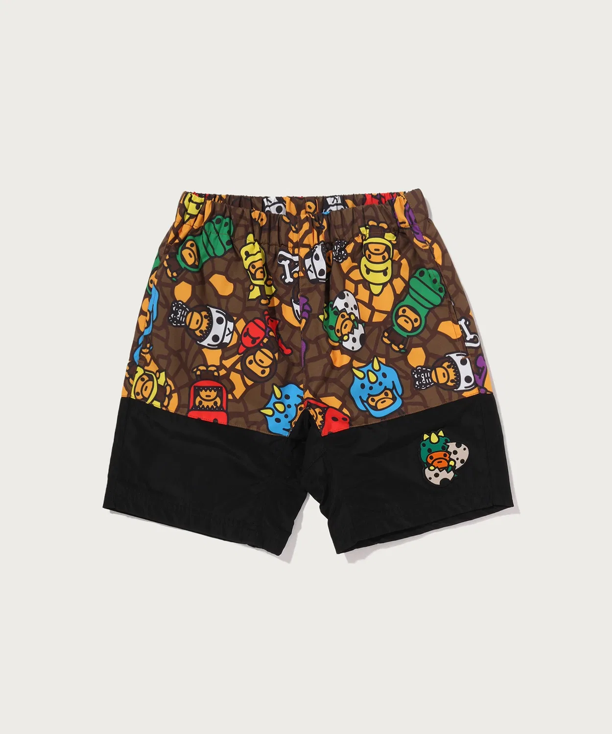 Детские шорты для скалолазания с принтом MILO MULTI DINOSAURS PATTERN A BATHING APE, Multi