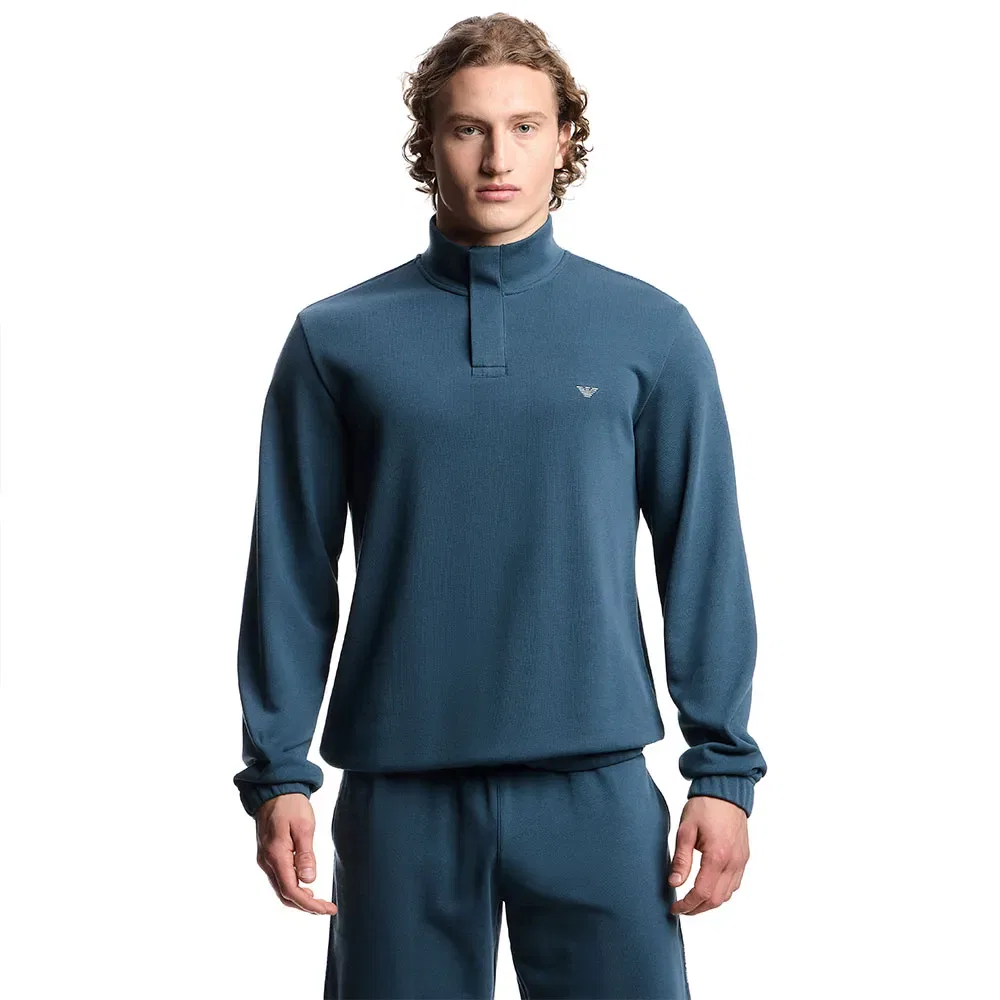 Свитшот Emporio Armani, синий
