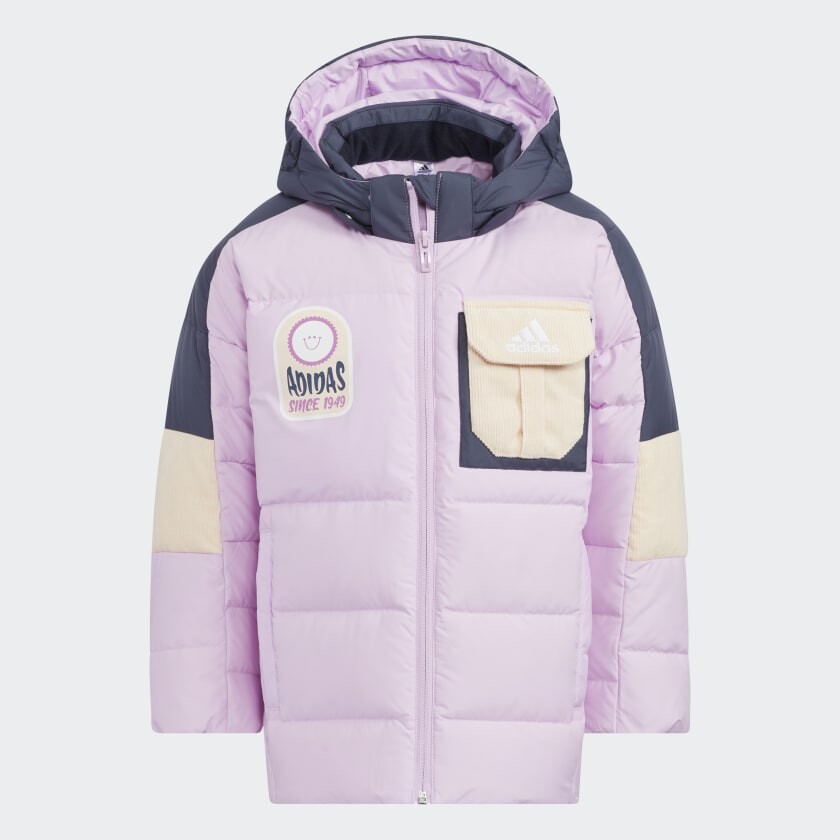 

Пуховик Adidas Trending Kids, розовый