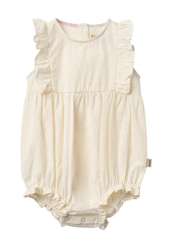 Боди хлопковое Emmaline Wheat, ivory, слоновая кость