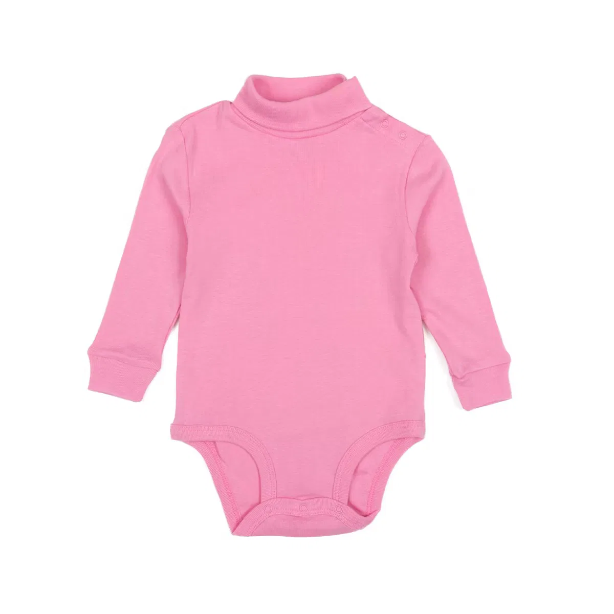 Боди-комбинезон с длинным рукавом и высоким воротом LEVERET, Light Pink