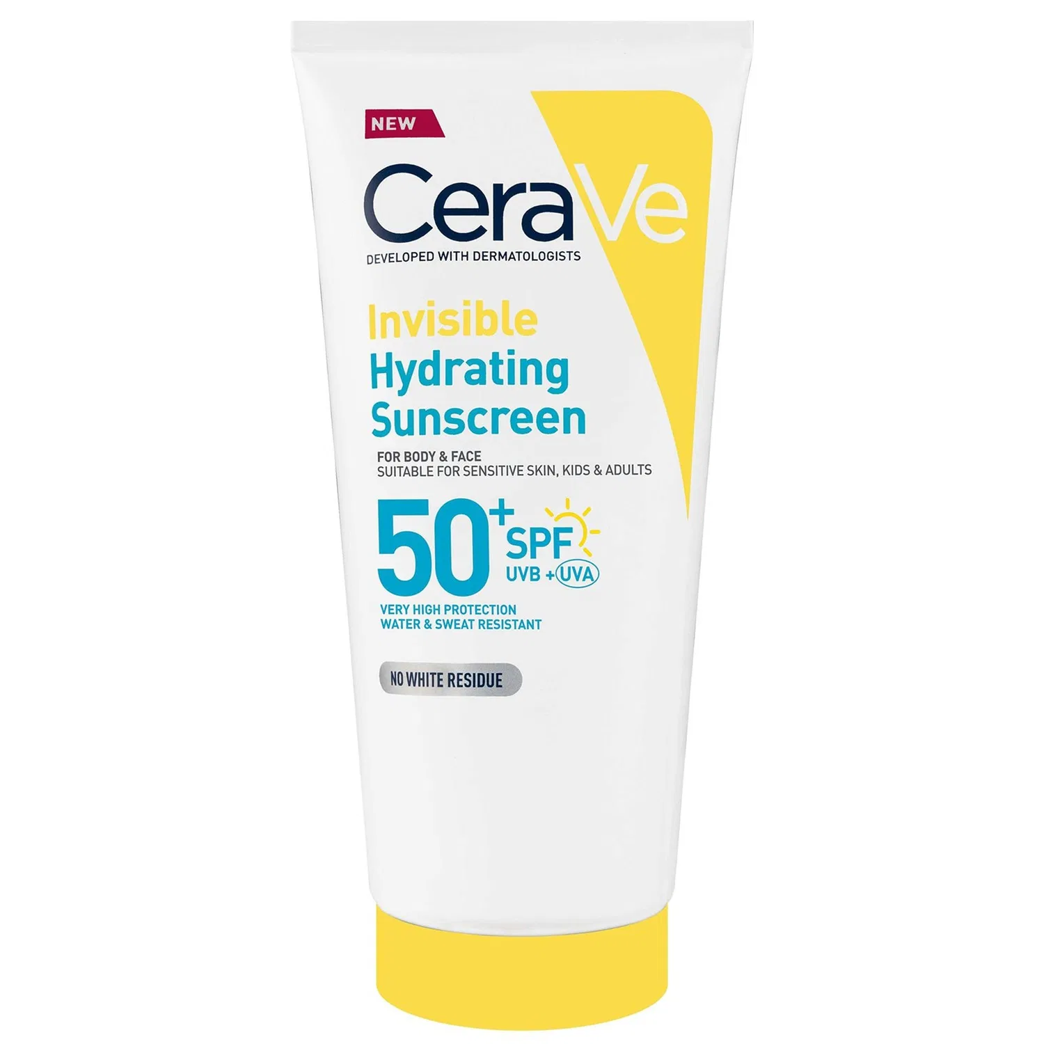 Солнцезащитный крем SPF 50 CeraVe Invisible Hydrating Sunscreen, 177 мл
