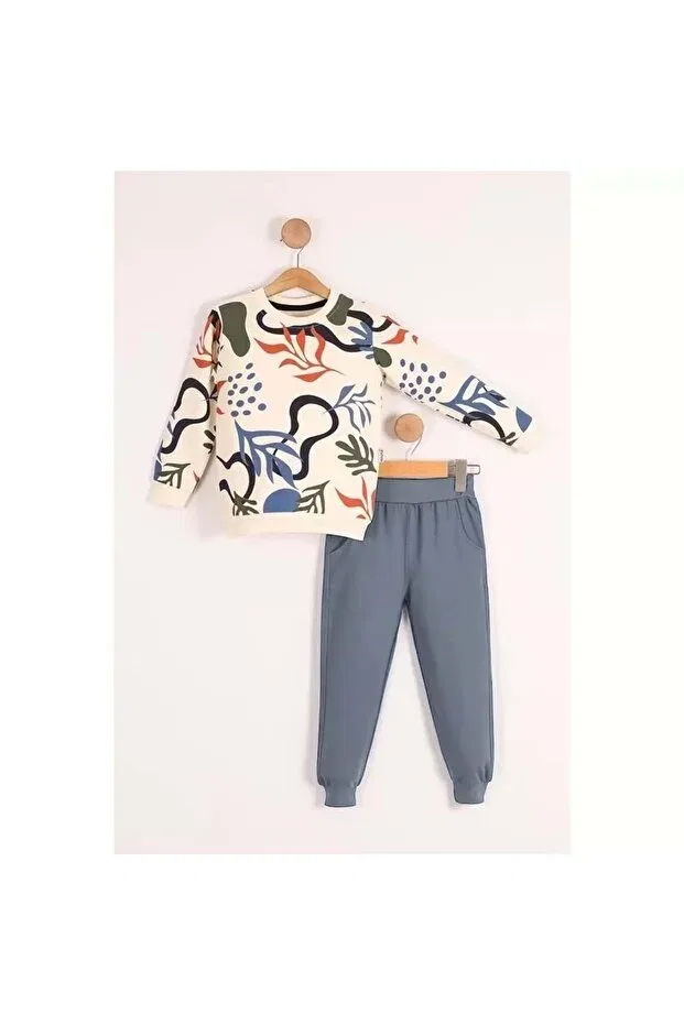 Детский спортивный костюм для мальчиков с принтом Mnk Baby&Kids, Smoked