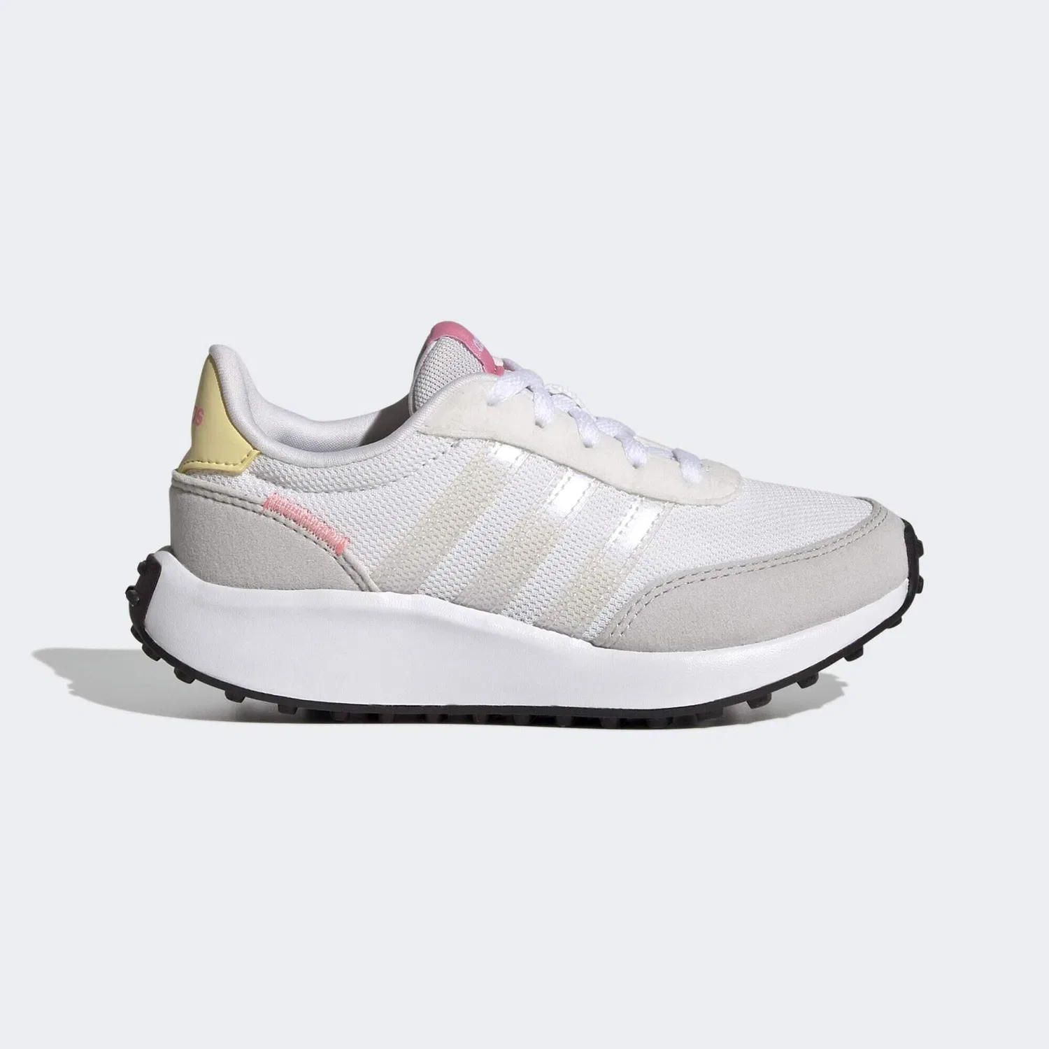 Детские кроссовки с замшевыми вставками Run 70s Adidas, Weiss Rosa — фото 2