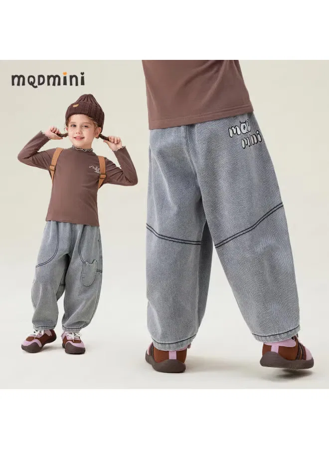 Шорты джинсовые свободные для девочки Mqdmini