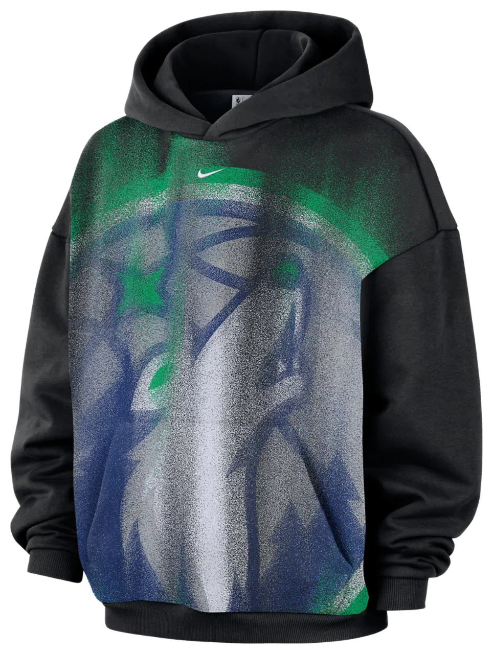 Мужское худи с технологией Therma-FIT Gophers Basketball Icon Nike, черно-белый