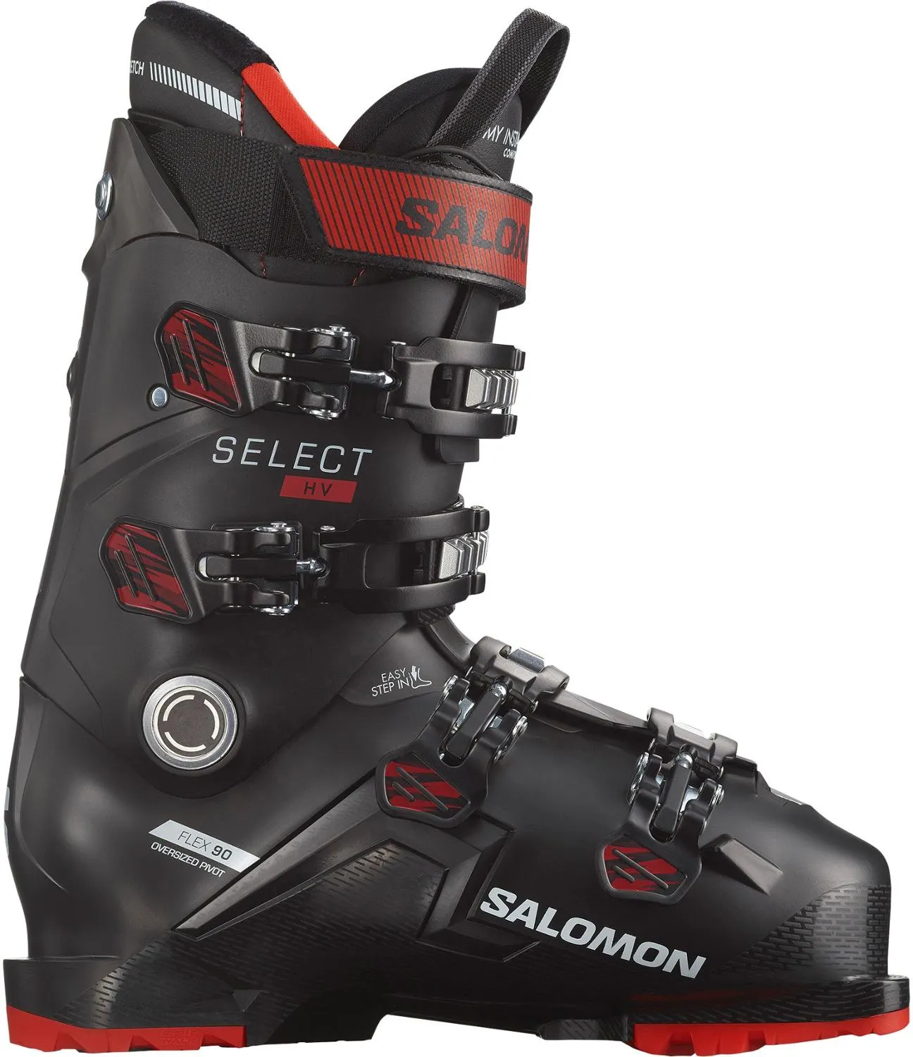 

Горнолыжные ботинки HV 90 GW Salomon, Black/Red/Beluga