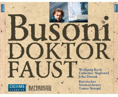 

CD диск Busoni / Bayer Staatsorchester / Maspero: Doktor Faust