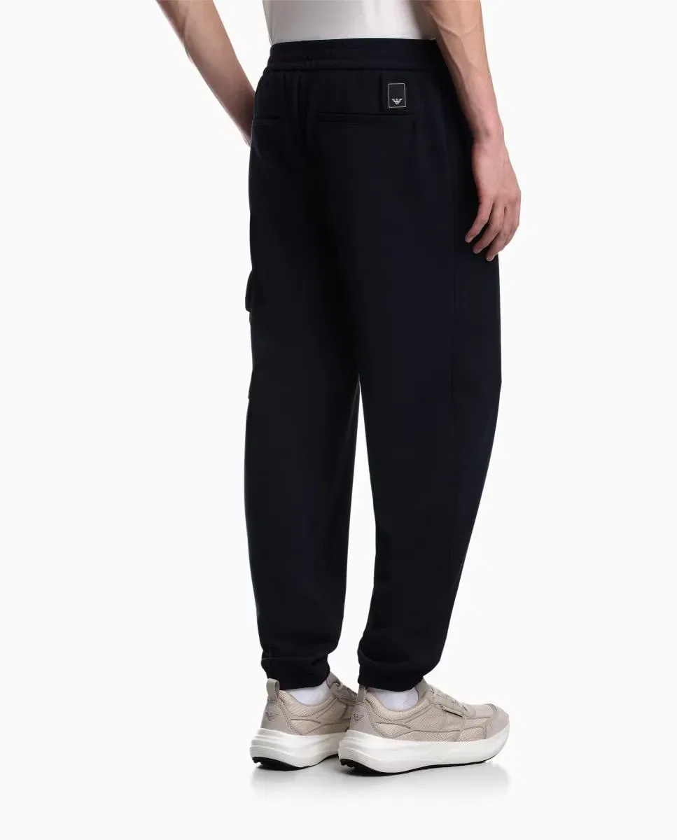 Мужские спортивные брюки с утяжкой внизу Pantalón sport de hombre Emporio Armani, Azul Marino — фото 3