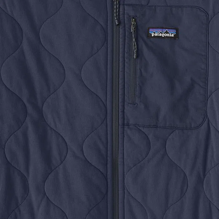 Куртка утепленная стеганая с длинным рукавом Daily Quilted Insulated Patagonia, New Navy — фото 2
