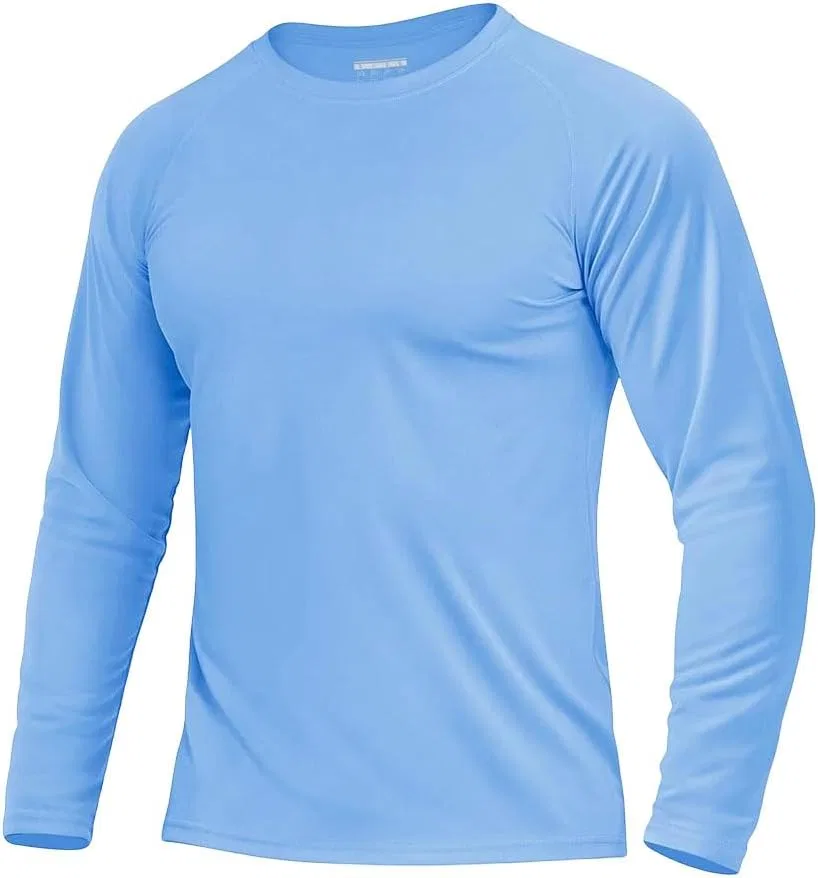 Мужская футболка с защитой от солнца Crew Neck, Black