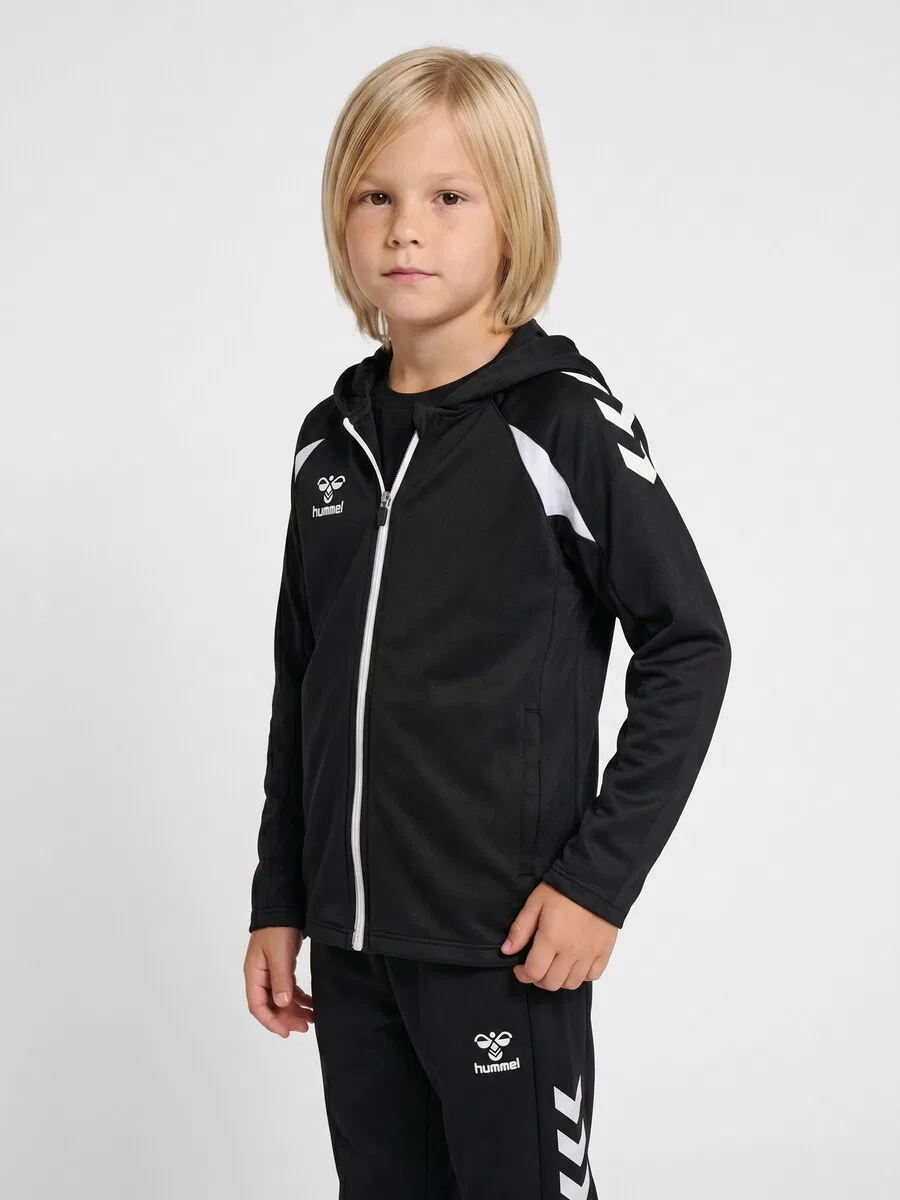Толстовка на молнии Hummel Athletic 'Core 2.0' черного цвета — фото 2