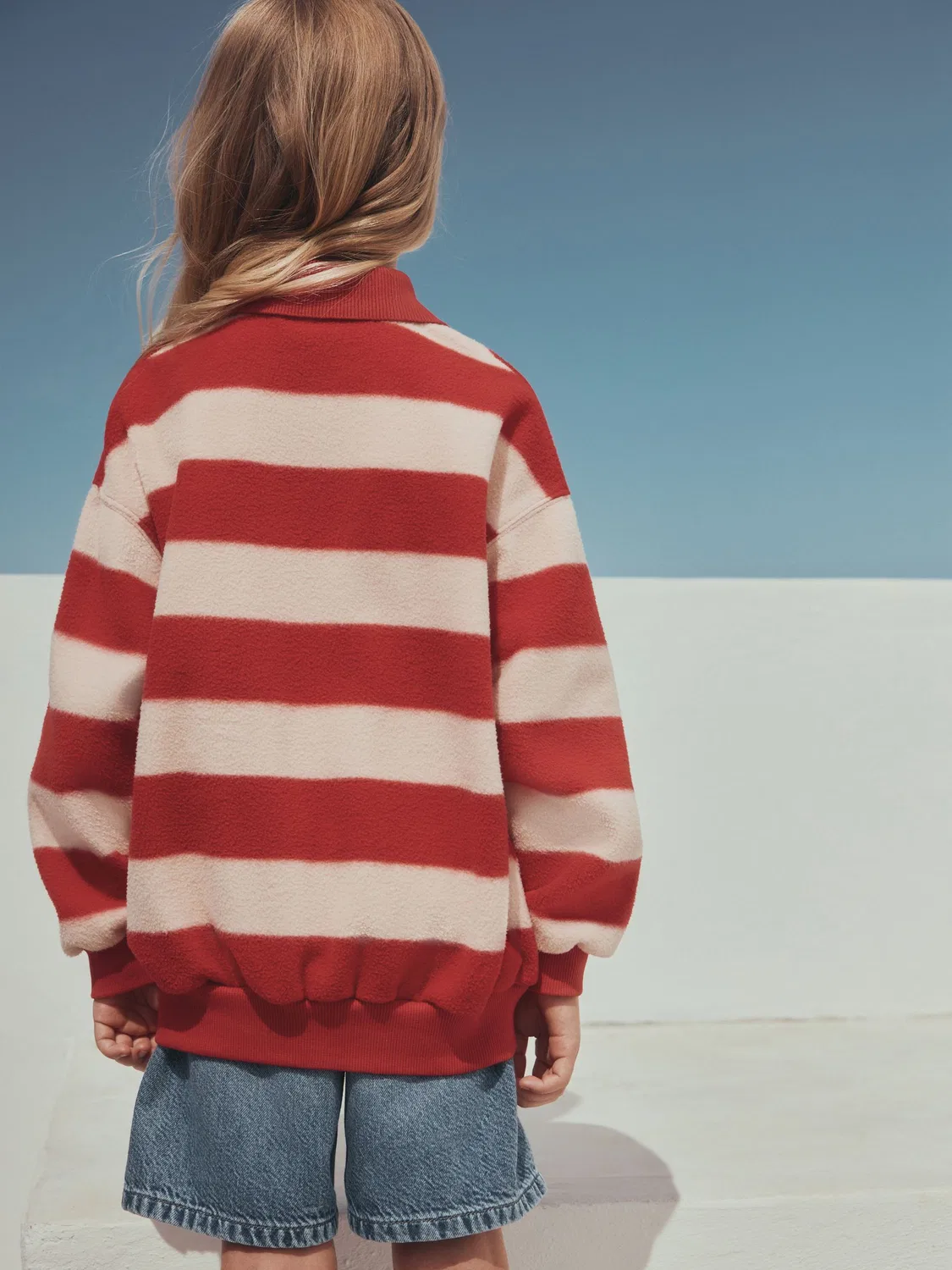 Толстовка регбийного стиля Red/Cream Next, красный/кремовый — фото 4