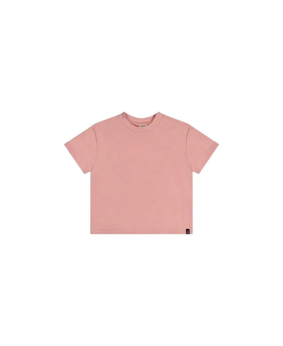 Футболка с коротким рукавом из плотного джерси, модель Girls Must-Haves Deux par Deux, Pink