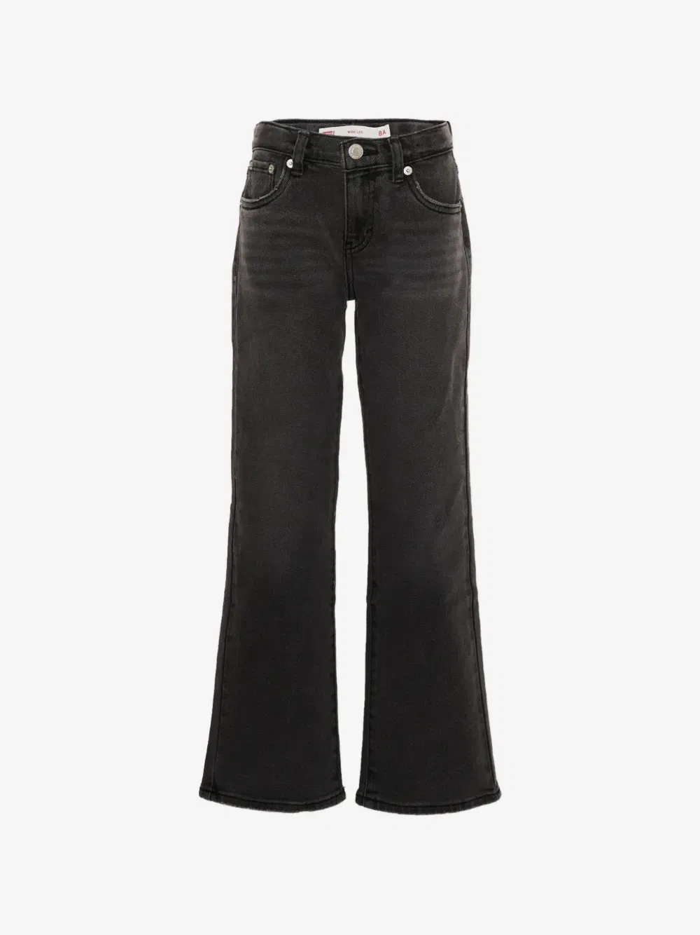 Выцветшие широкие джинсы Levi's Kids, черный