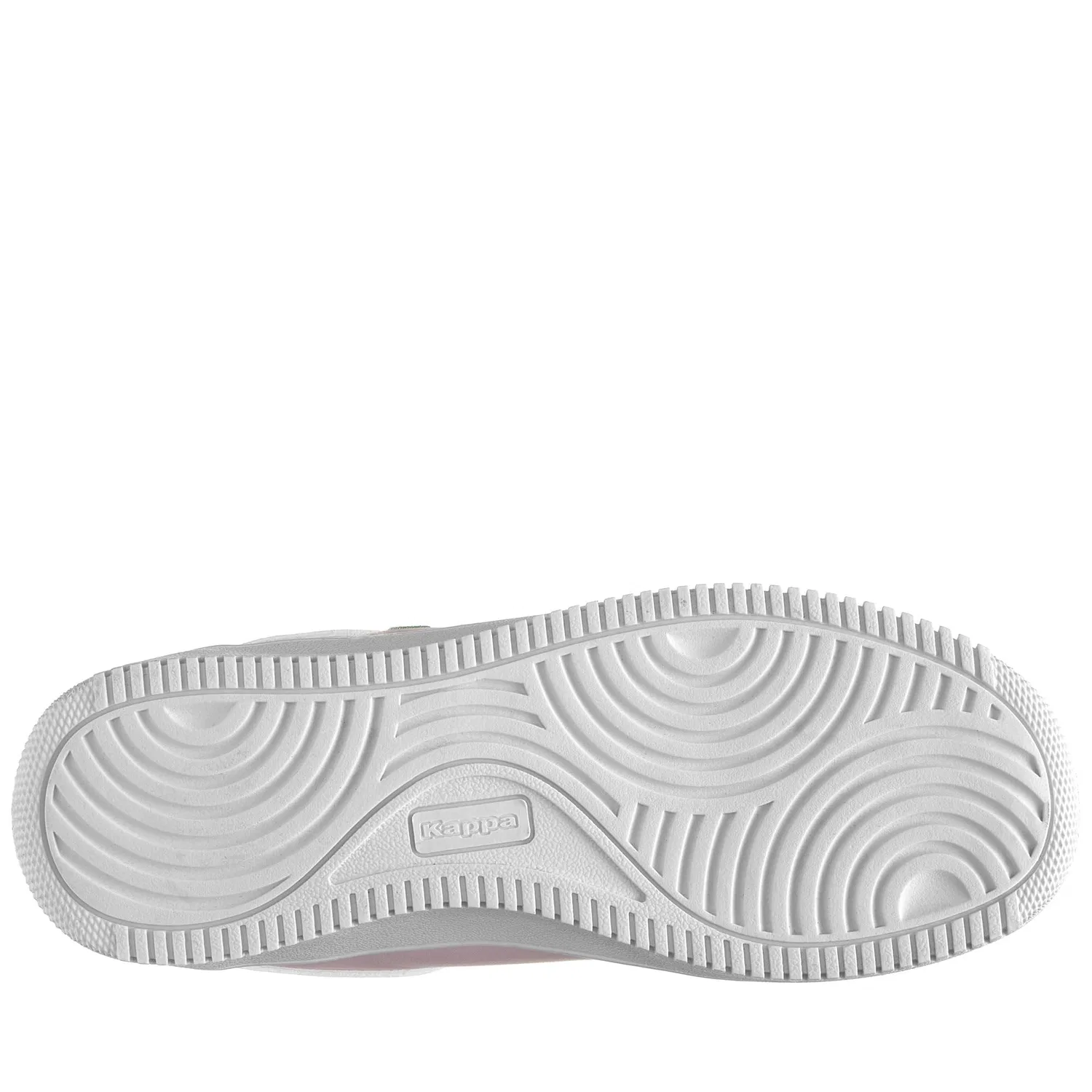 Детские кроссовки с принтом Maserta Logo Kappa, White Pink Lt — фото 4