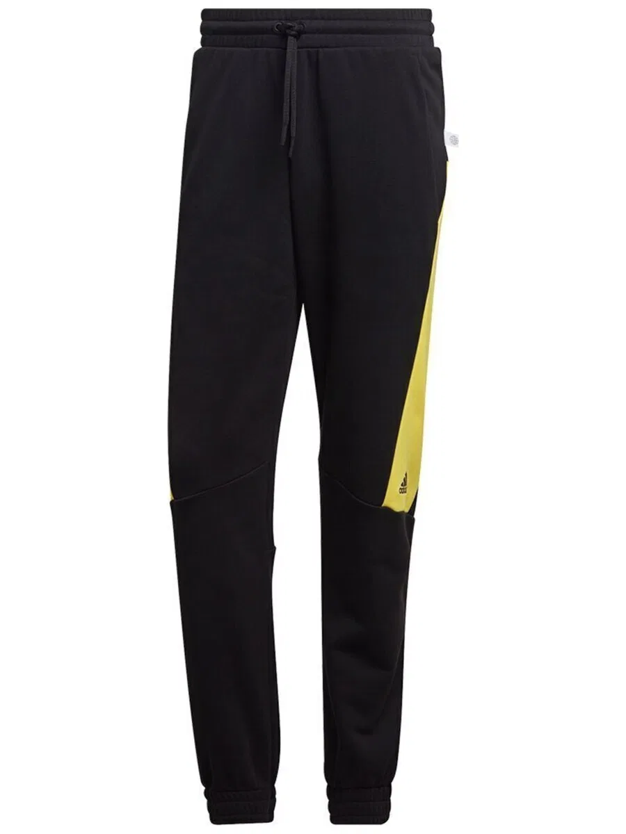Спортивные брюки ADIDAS Regular Workout Pants 'adidas Future Icons' черного цвета