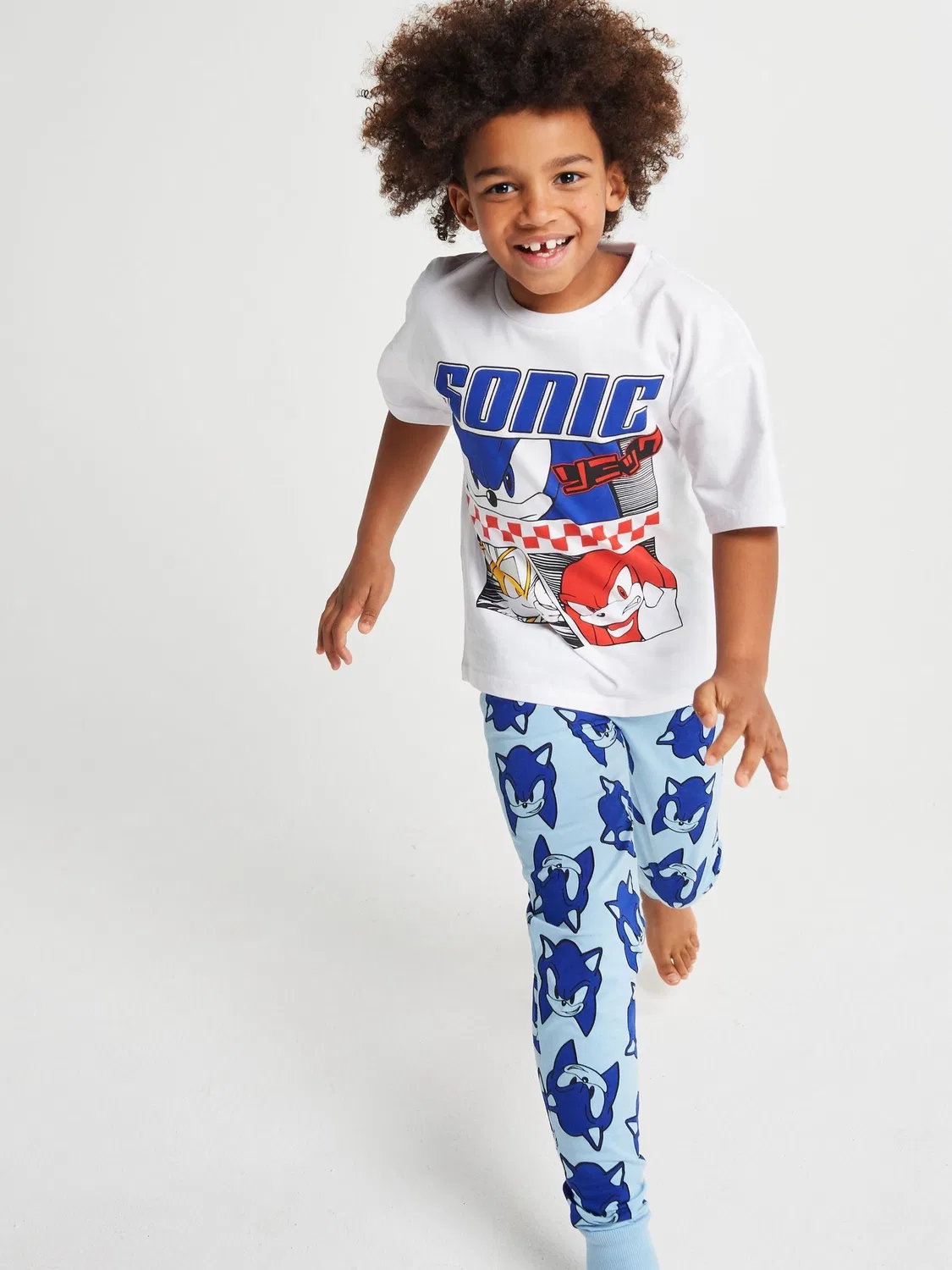 Пижама с Sonic Brand Threads, синяя — фото 4