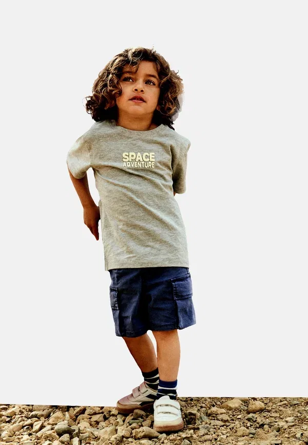 Шорты из лиоцелла Cargoshorts baggy fit - shorts Name It, синий
