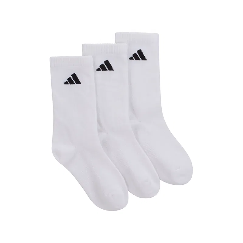 Носки высокие 3 пары Adidas, White — фото 4