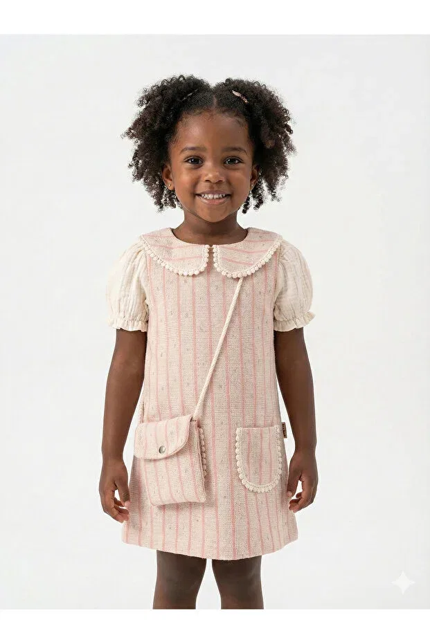Детское платье для девочек хлопковое Mini Baray, Pink