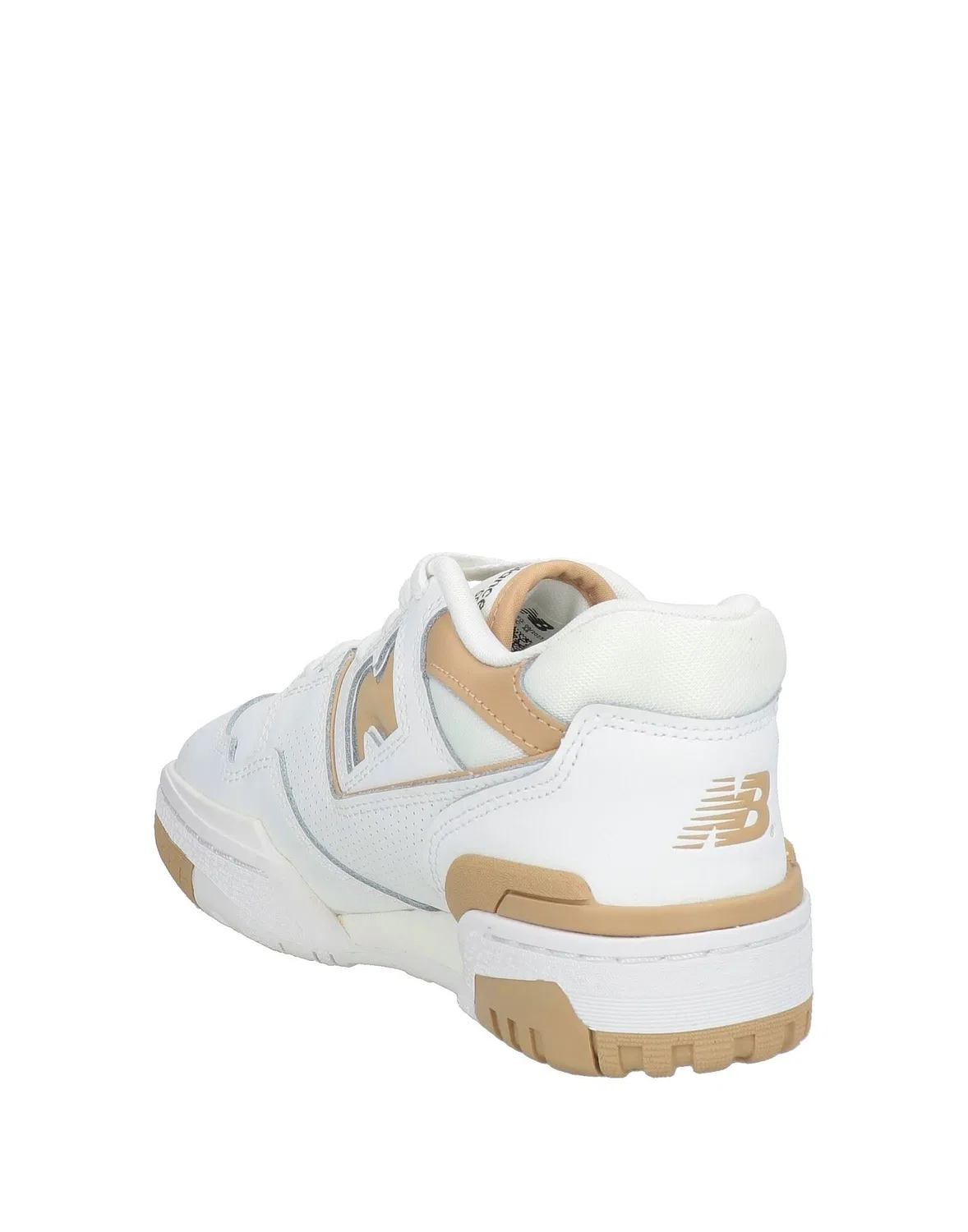 Кроссовки кожаные Low-Top Sneakers New Balance, белый — фото 3