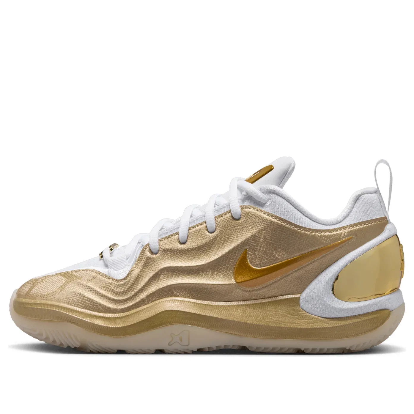 Детские кроссовки для баскетбола с низким верхом A'Two Gold Standard Nike, золотистый