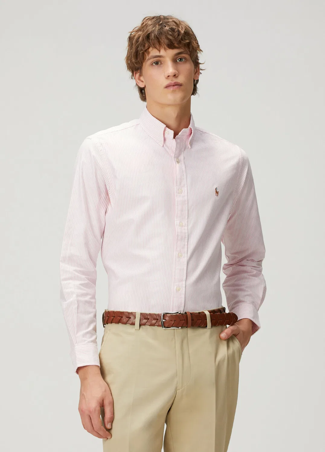 Рубашка с полосками Polo Ralph Lauren, Gül Kurusu
