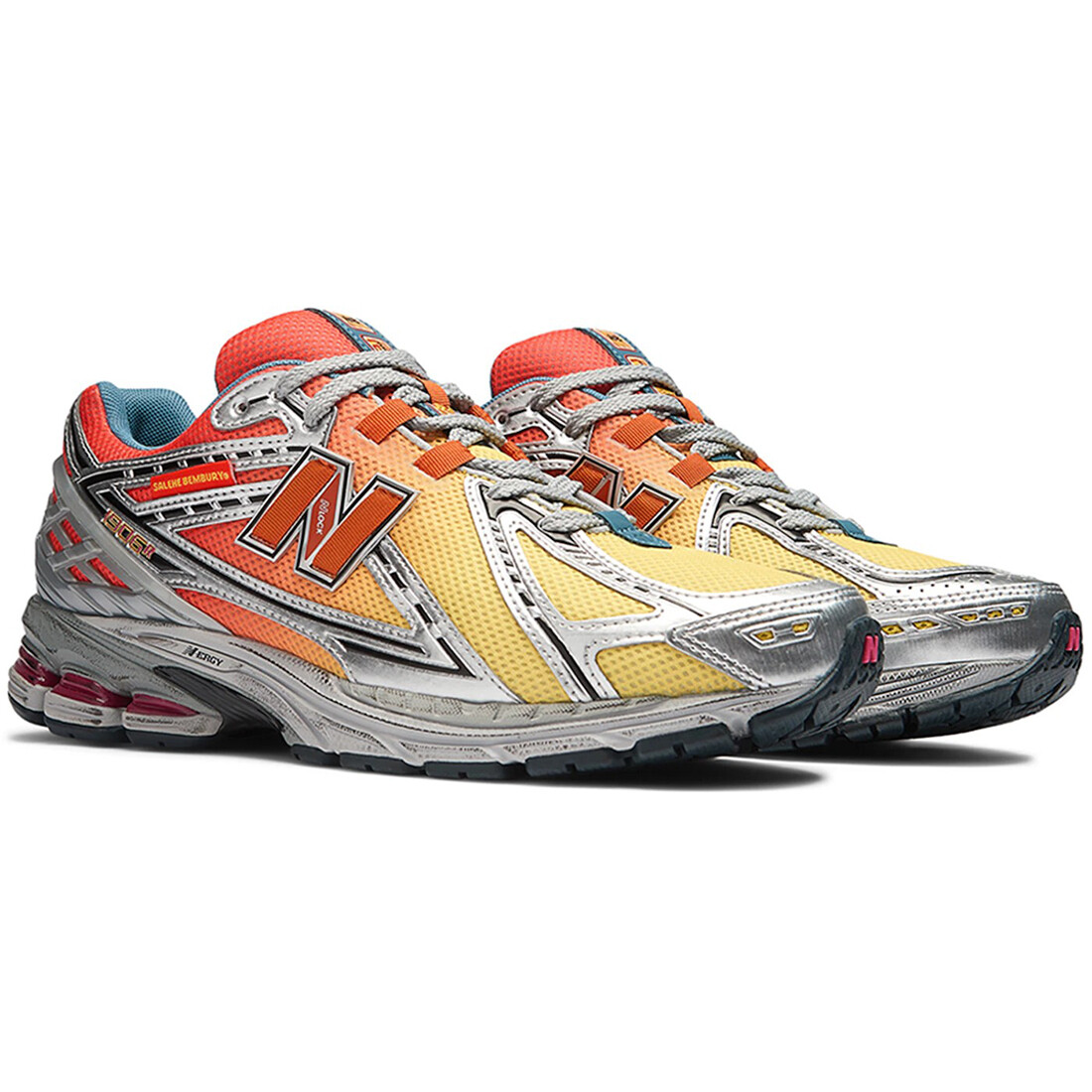 Кроссовки New Balance 1906R x Salehe Bembury 'Heat Be Hot - Lava', желтый/красный — фото 2