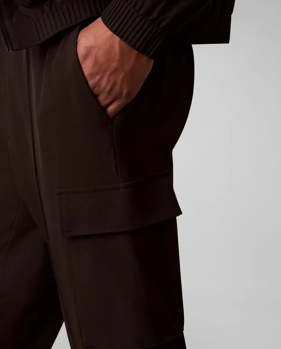 Мужские брюки карго из технической ткани Calvin Klein, Negro — фото 4