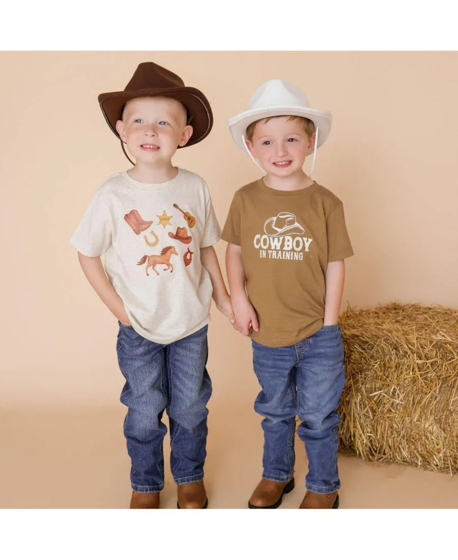 Футболка с принтом Western Cowboy Sweet Wink, Natural Heather — фото 4