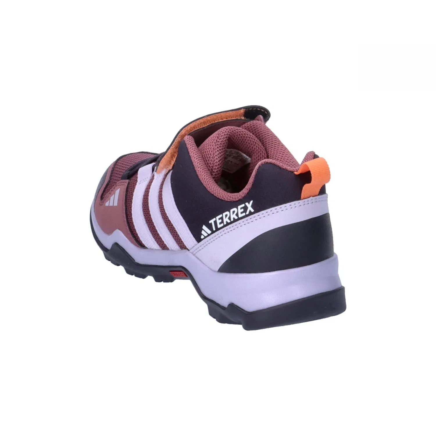 Детские треккинговые ботинки с липучкой Terrex Ax2r Hook-and-loop Hiking Adidas, Quiet Crimson Silver Dawn Amber Tint — фото 4